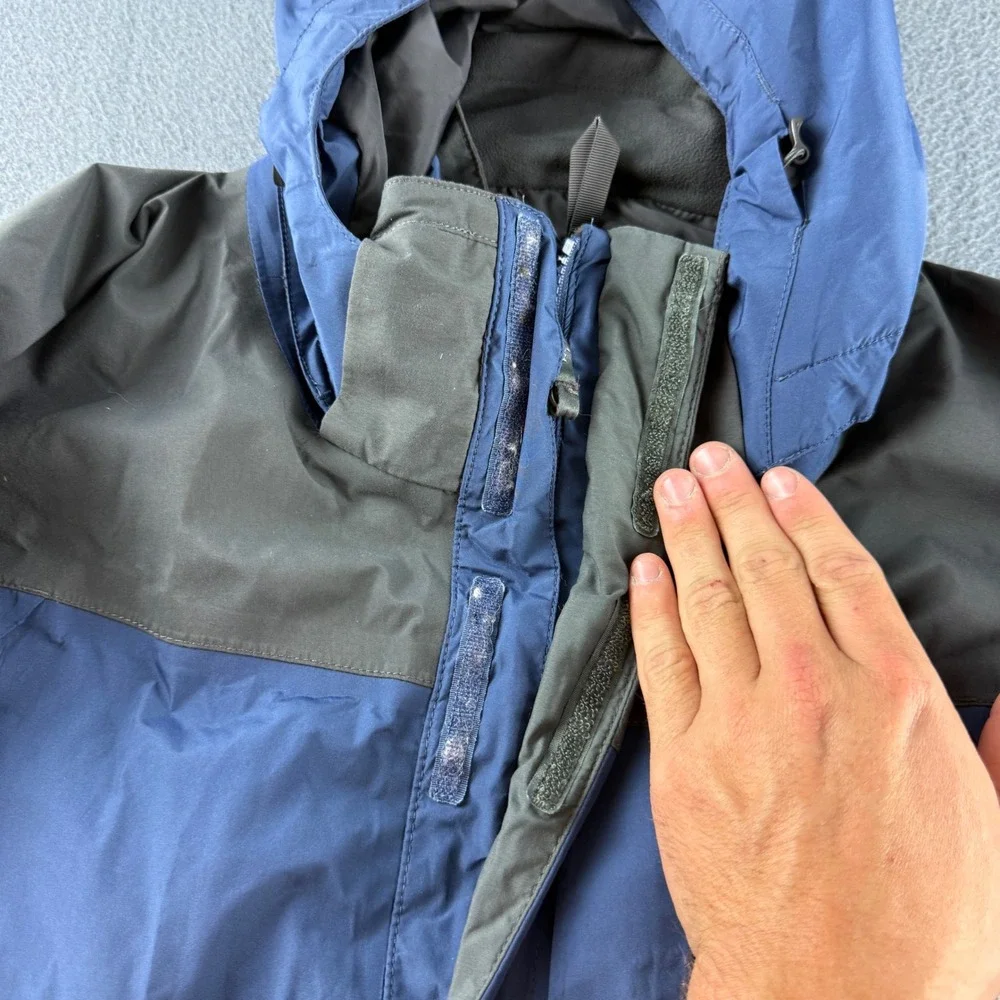 The North Face Jacket Men's XL Blue Gore-Tex Summit Series Hooded Hiking Skiing